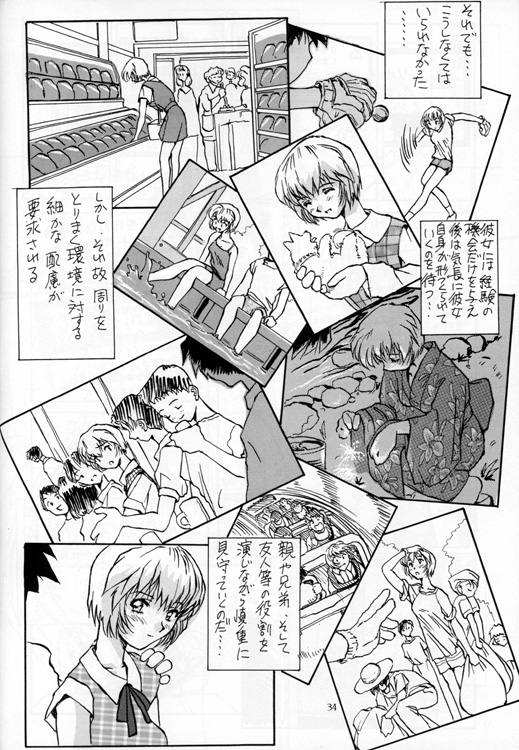 [Oiwaidou (Iwasaki Tatsuya)] Ayanami Rei Hen (Neon Genesis Evangelion) page 34 full