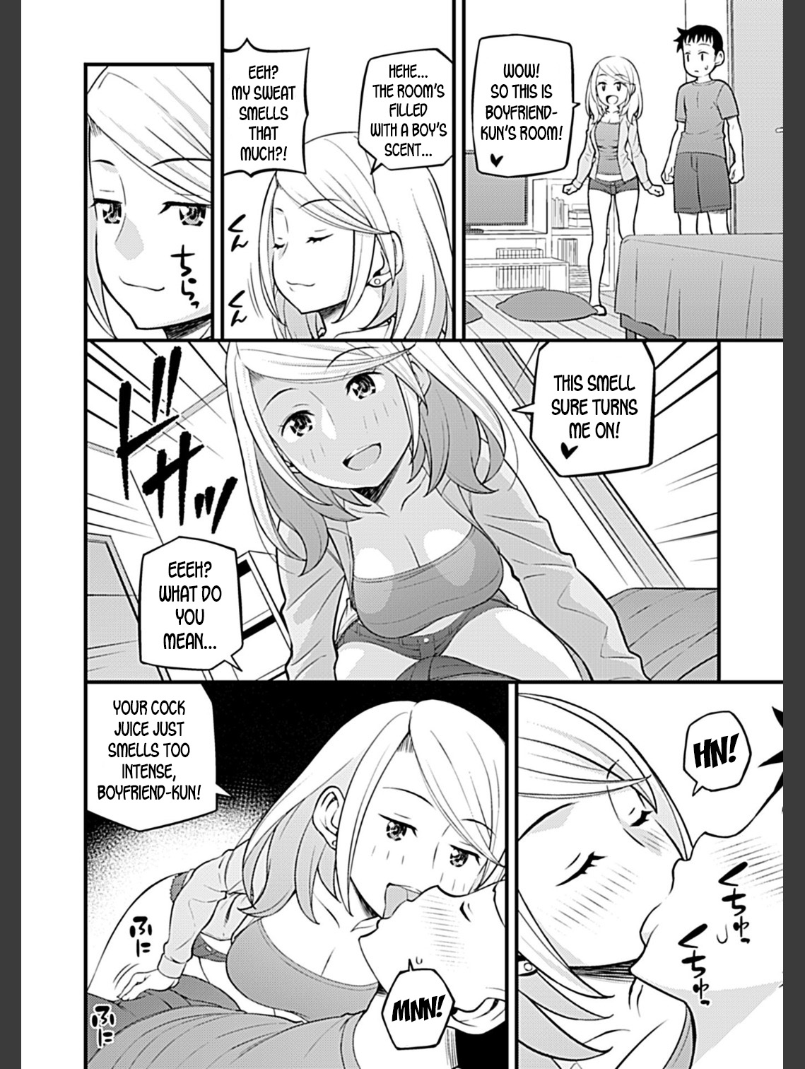 [Moririn-Monson] Kanojo no Gal na Onee-san ni Sasowareta node Shimashita. Ch. 4 | My Girlfriend's Gal-like Onee-san Seduced Me and We had Sex Ch. 4 [English] [desudesu] [Digital] page 2 full