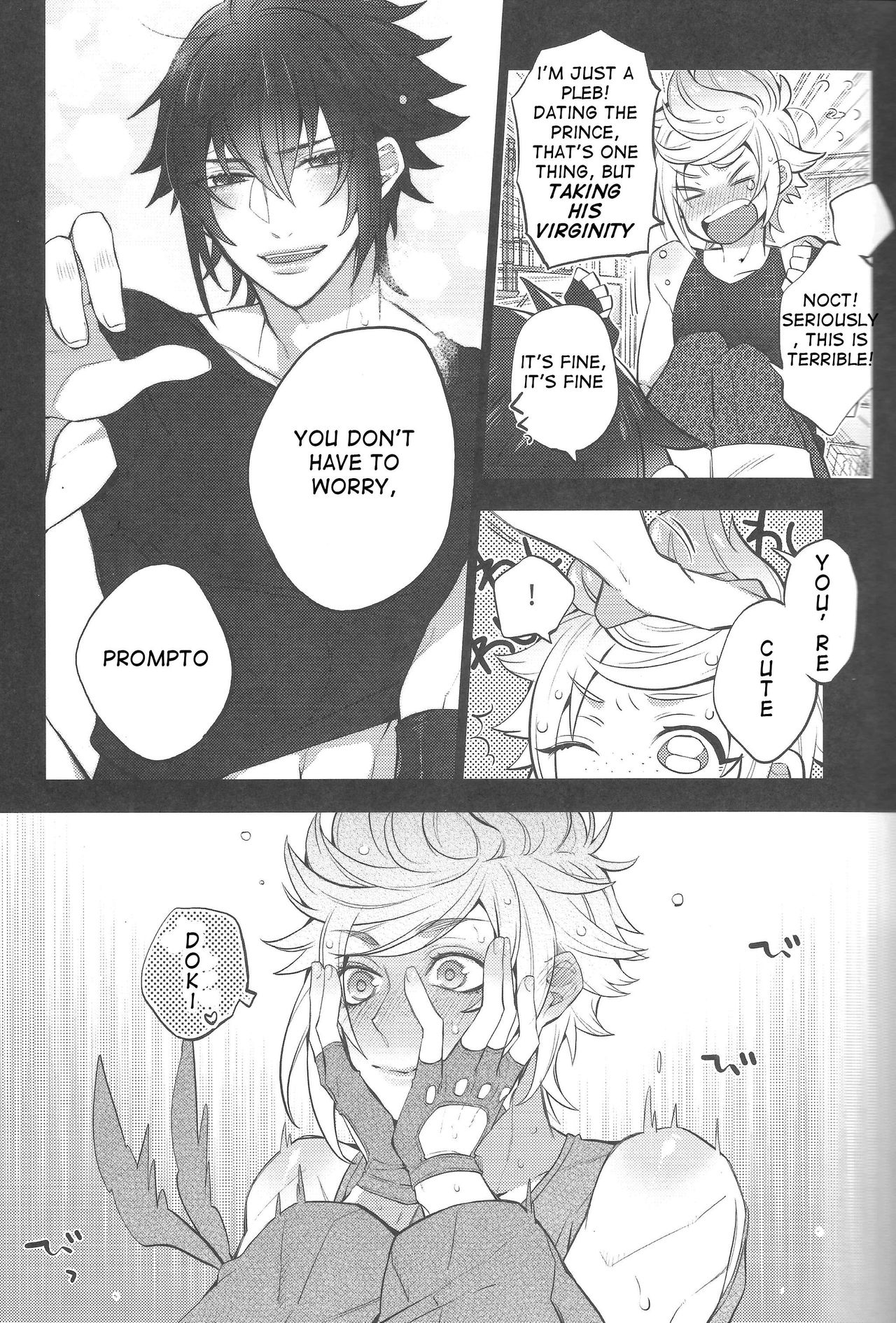 (TWINKLE MIRAGE5) [Inukare (Inuyashiki)] Aisare ♥ Ouji Visual Kei | Our Beloved Prince (Final Fantasy XV) [English] page 7 full