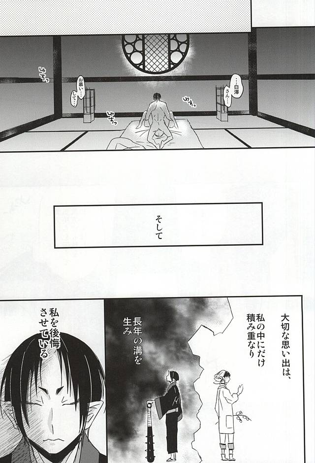 (Jigoku no Tomoshibi 6) [DUMMY.N (Nemusugiruko)] Sake to Koi ni Nomareru Bekarazu. (Hoozuki no Reitetsu) page 28 full