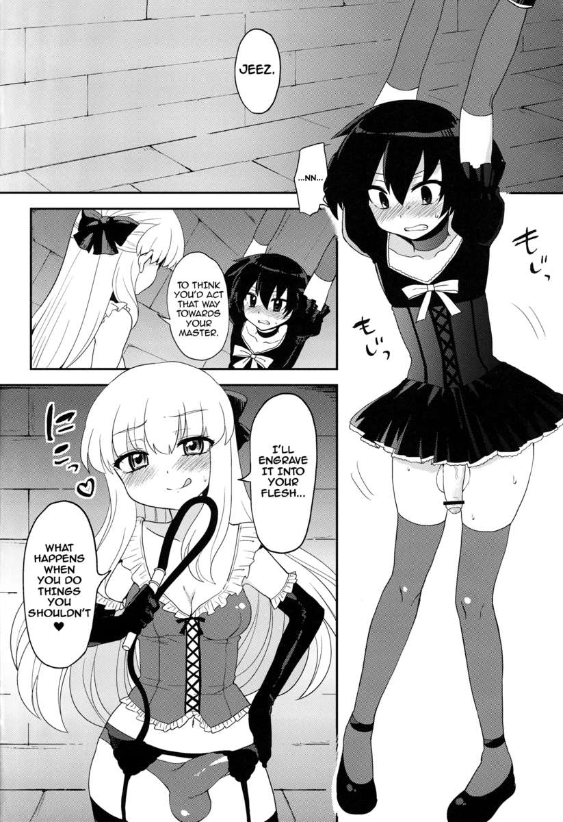 [Oshiruko Kan (Piririnegi)] Futanari Ojousama Zettai Shijou Shugi (English) page 48 full