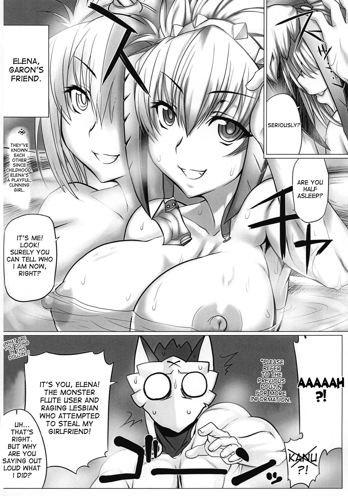 [Mahjong Yugen Co. Ltd 58 (Tabigarasu)] Monhan P3 Hon Hitou Konyoku Dosu Mellon Ban (Monster Hunter) [English] [desudesu] page 18 full