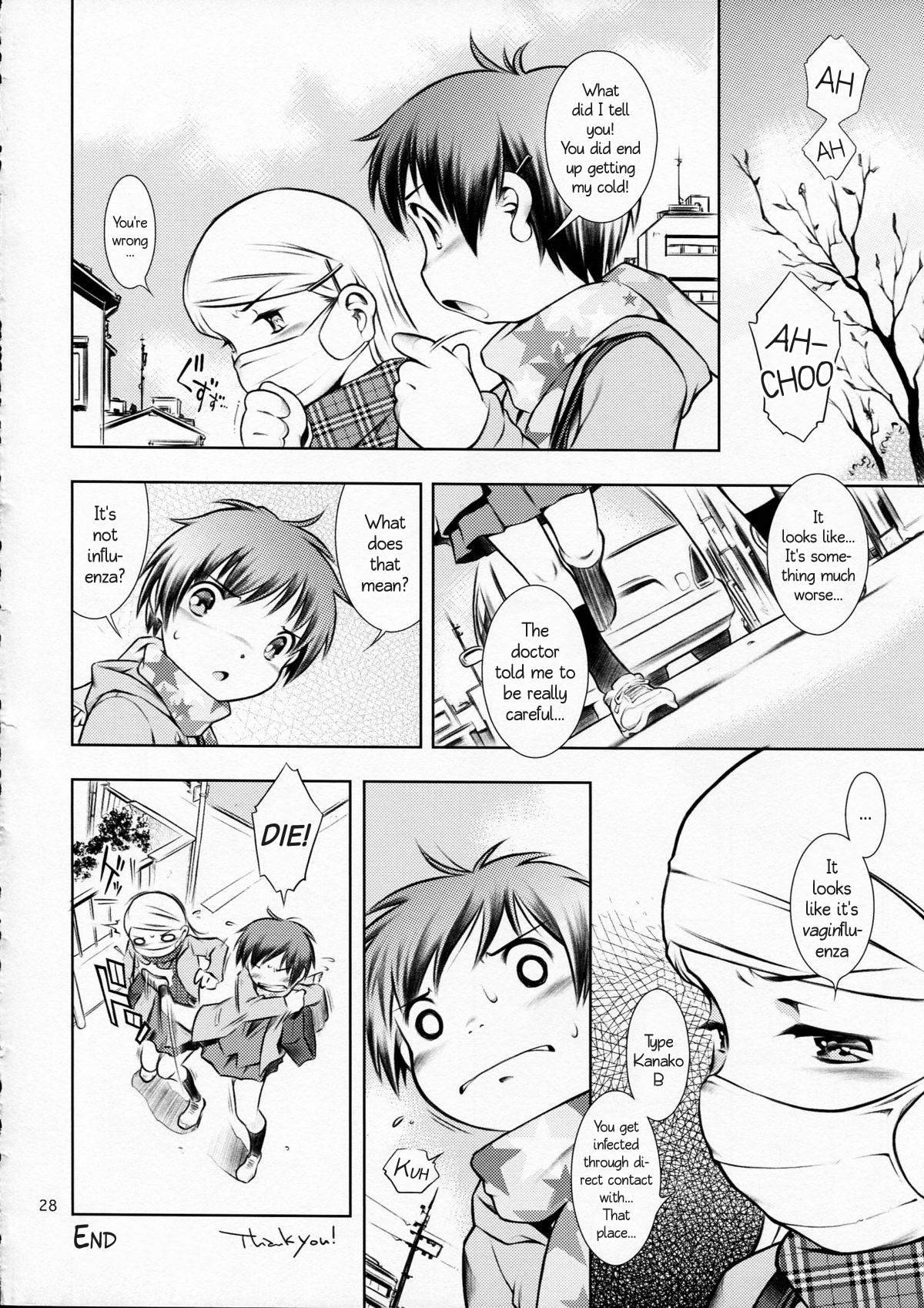 (C77) [Mayonnaise Bakufu (Sekihan)] Houkago Pandemic [English] [AkazaChan] page 28 full