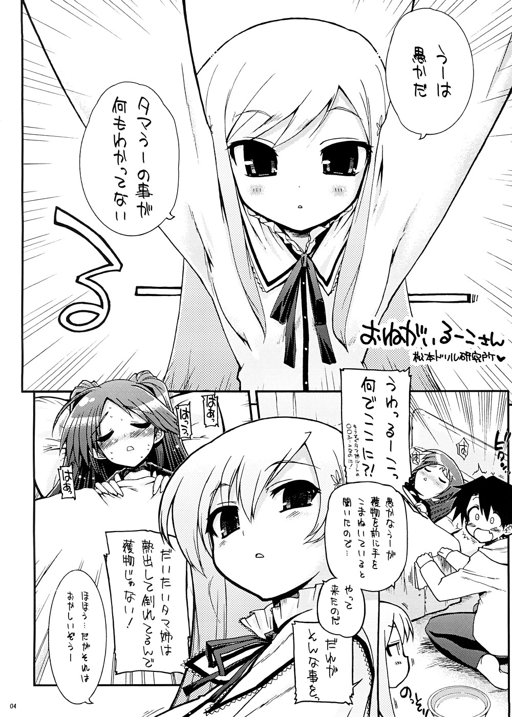 (COMIC1☆2)[Matsumoto Drill Kenkyuujo] Mou Oppai to Ieba Tama-nee Nandayo! (ToHeart 2) page 3 full