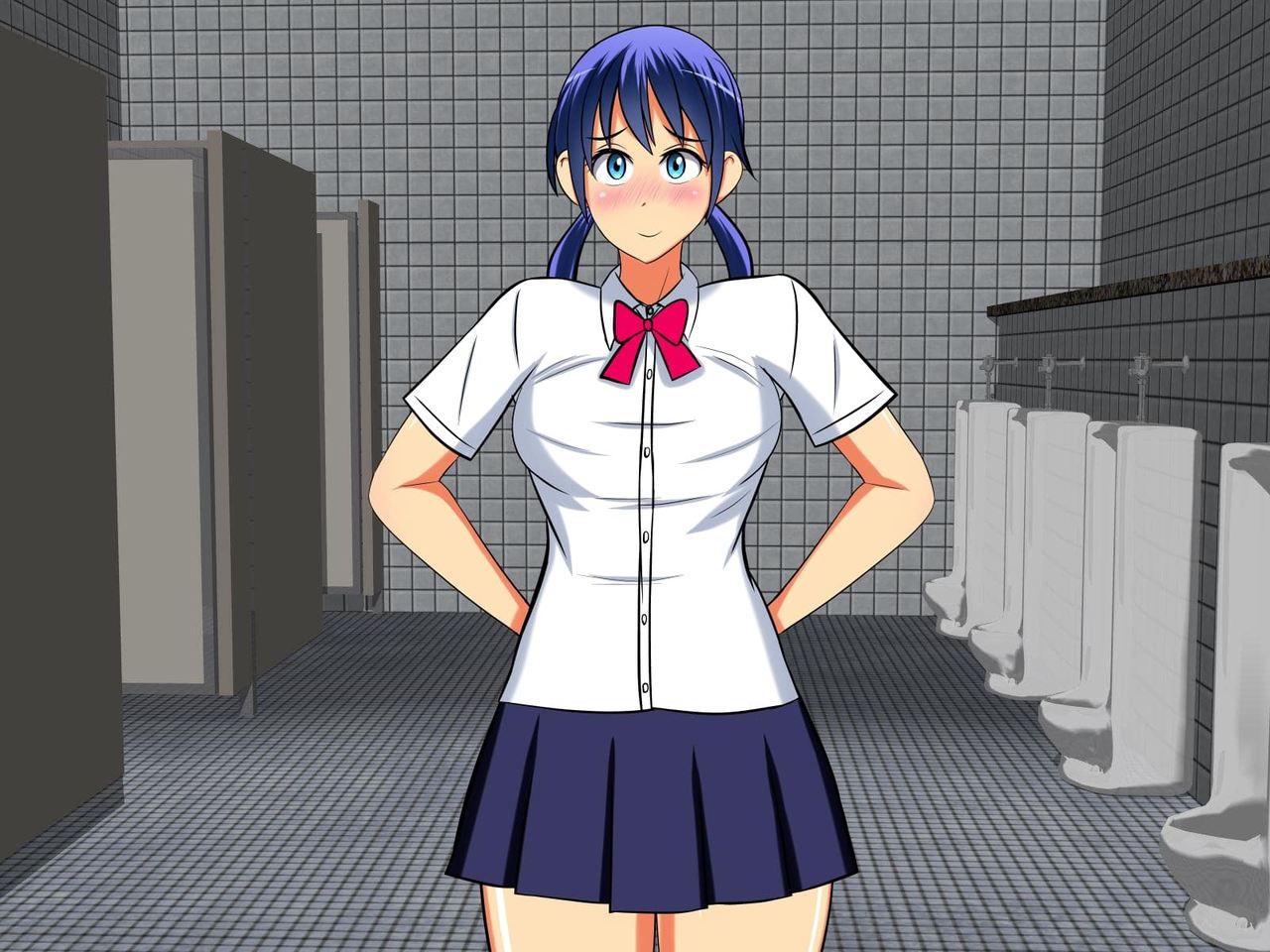 [MAKE3D] Haramase Bitch Danshi Toilet de Ninshin Shitai Shoujo page 3 full