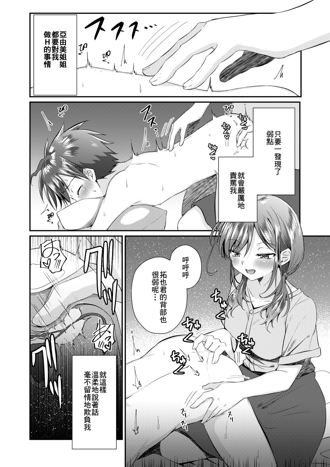[Peko Renmei (Azuma Riru)] Futanari no Onee-chan ni Shasei Kanri Sarete Gyaku Anal Saretemasu! [Chinese] [零食汉化组] page 13 full