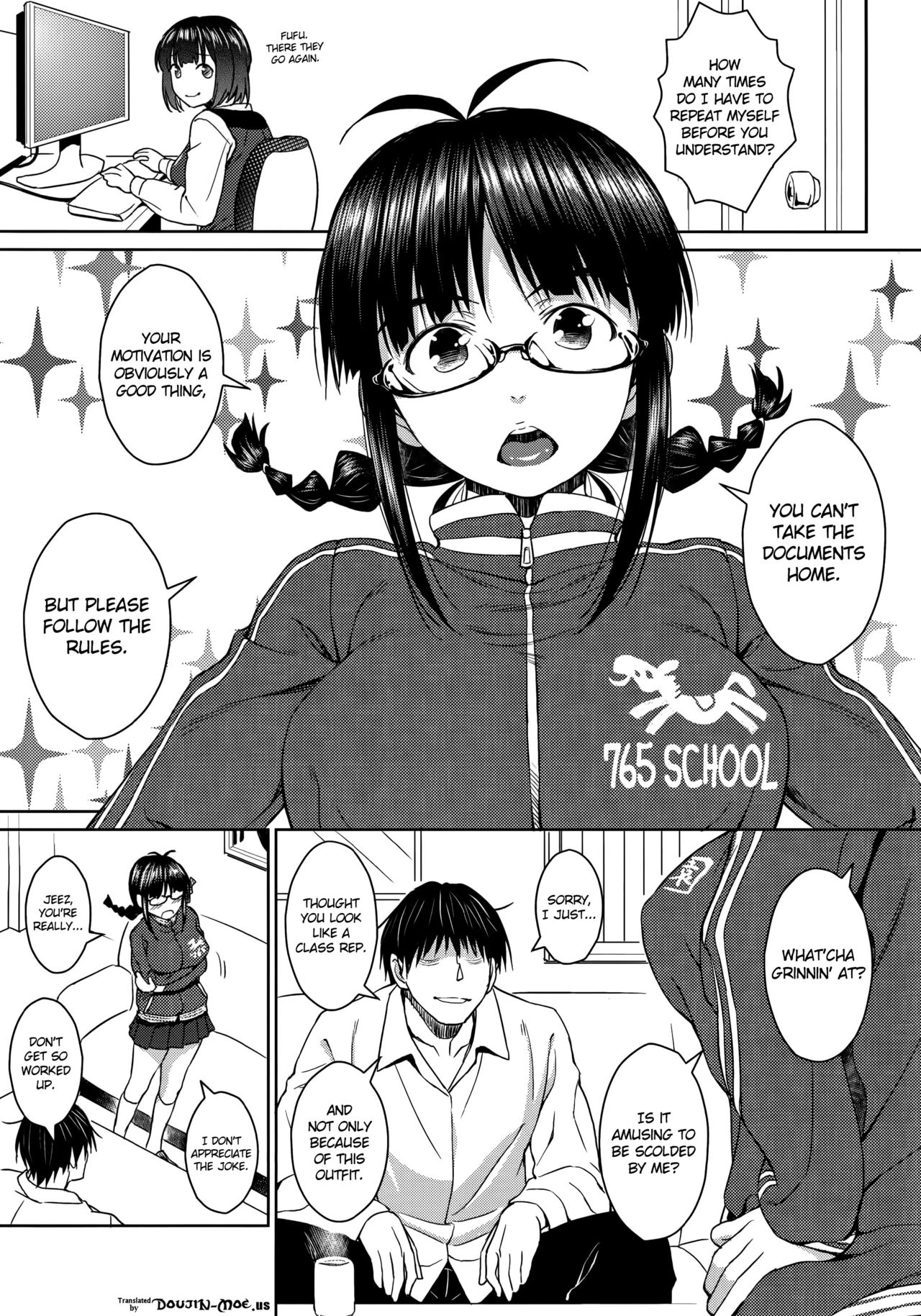 (SC65) [AERODOG (inu)] RITSUKO PLAY 765 SCHOOL JERSEY (THE IDOLM@STER) [English] {doujin-moe.us} page 2 full