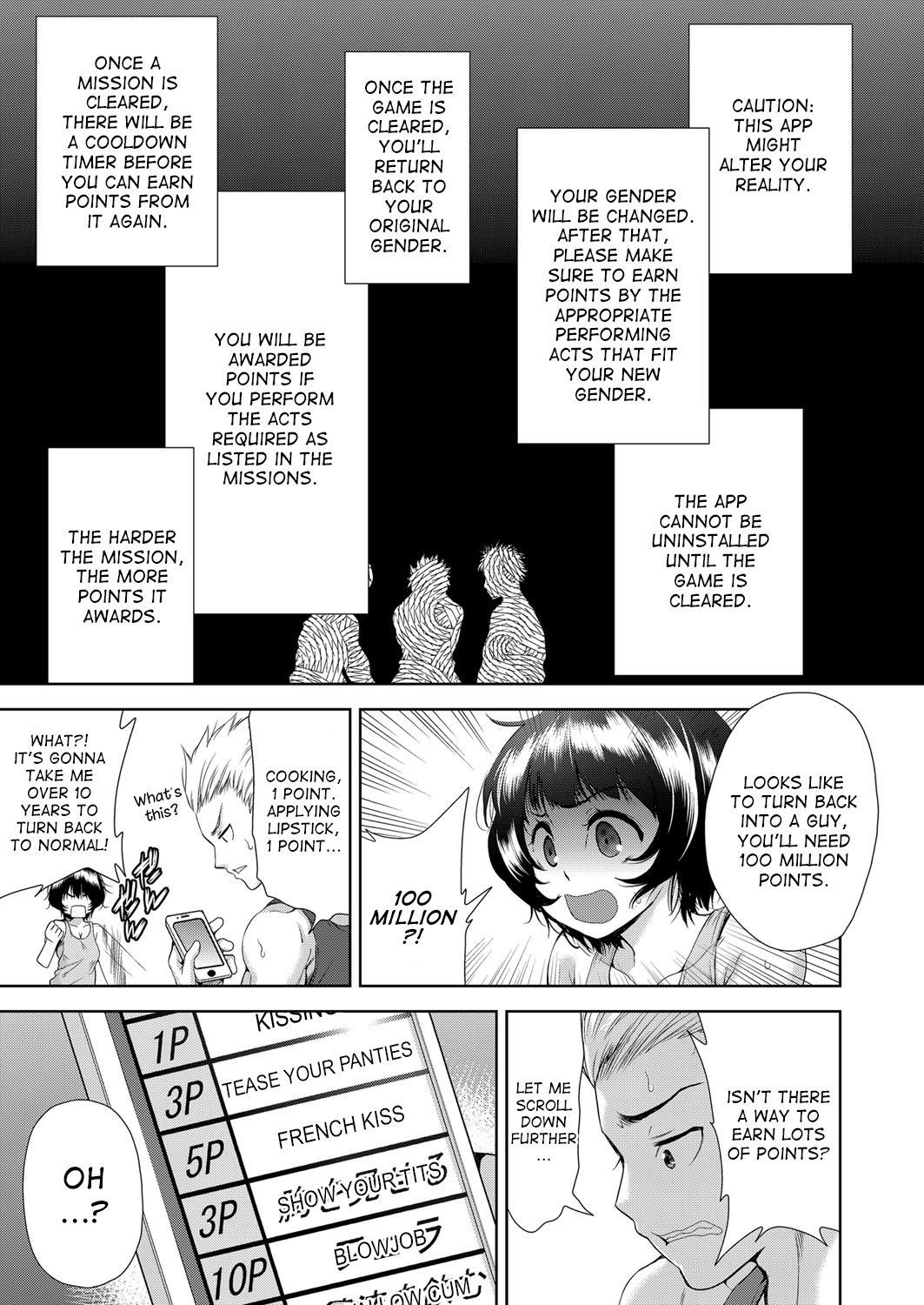[Tetsuna] Onnanoko ni Naru Appli | An App That Turns You into a Girl ch.1-3 [English] [desudesu] [Digital] page 7 full