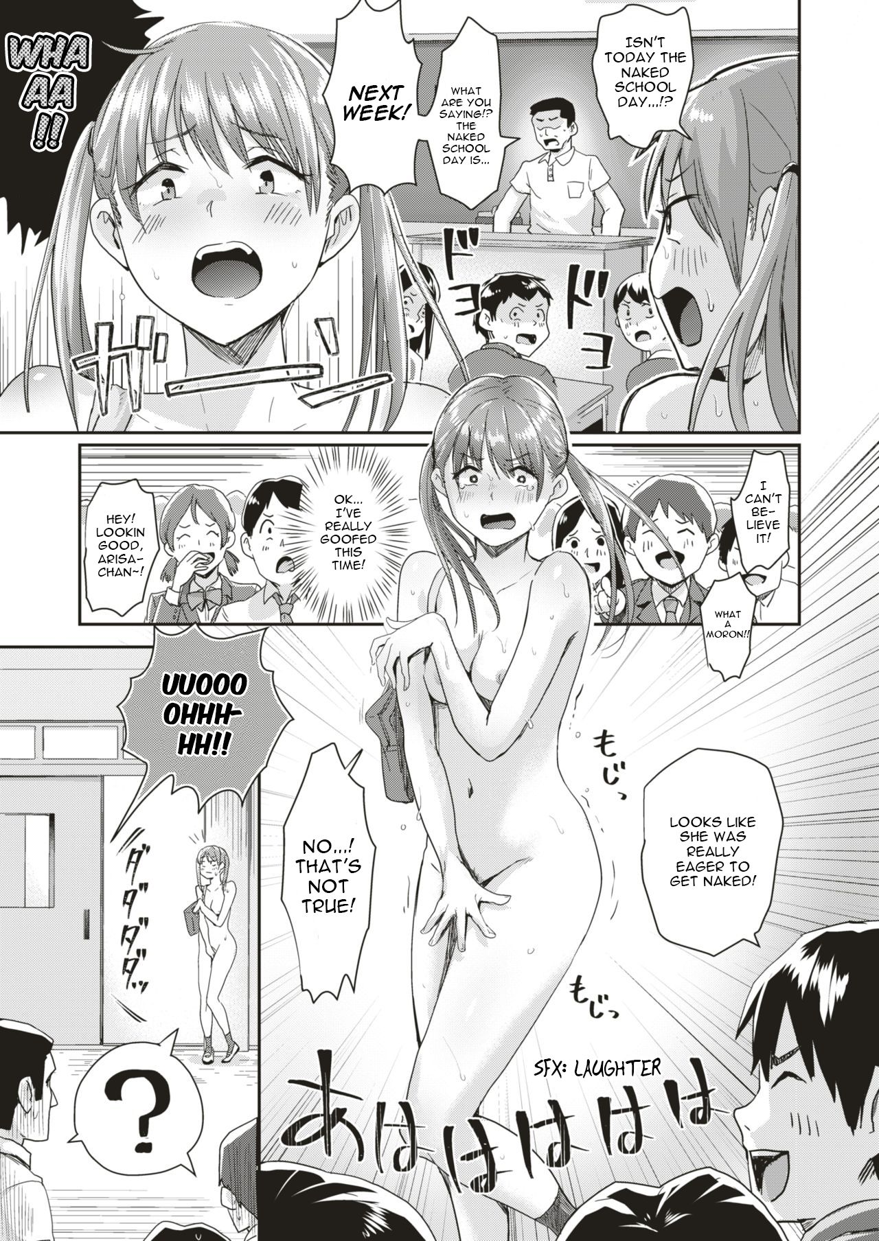 [Guglielmo] Honjitsu wa Zenra Toukoubi!? | Today is a Naked Schoolday!? (COMIC HAPPINING Vol. 3) [English] [artfish] [Digital] page 6 full