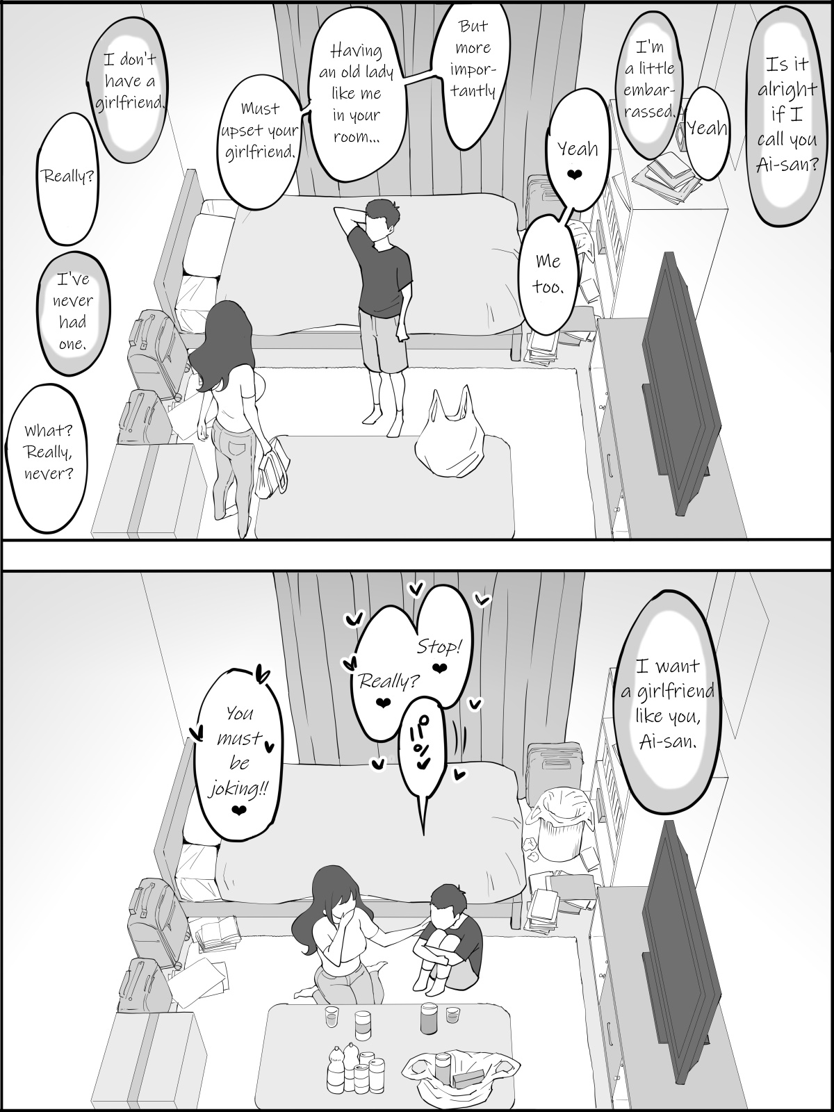 [Ail] A dirty wife who explores the erogenous zones of a virgin boy❤ echiechi na hitodzuma ni seikantai wo sagurareru doutei-kun❤ [English] {KittyKatMan} page 7 full