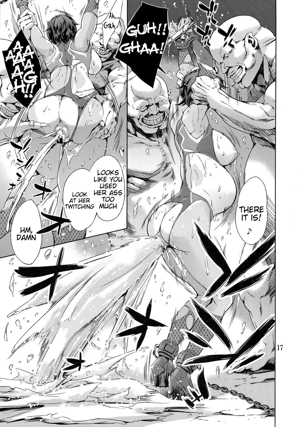 (C87) [Mesu Gorilla. (Tuna Empire)] REN (Taimanin Asagi Kessen Arena) [English] =Tigoris Translates= page 17 full