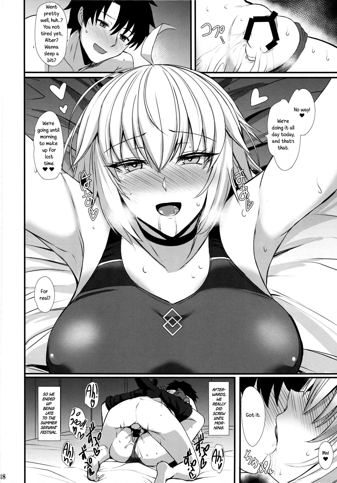 (SC2019 Autumn) [Tamagobou (Kumakiti)] Ryuu no Majo to Mizugi Ecchi Suru | Swimsuit Sex With The Dragon Witch (Fate/Grand Order) [English] =White Symphony= page 19 full