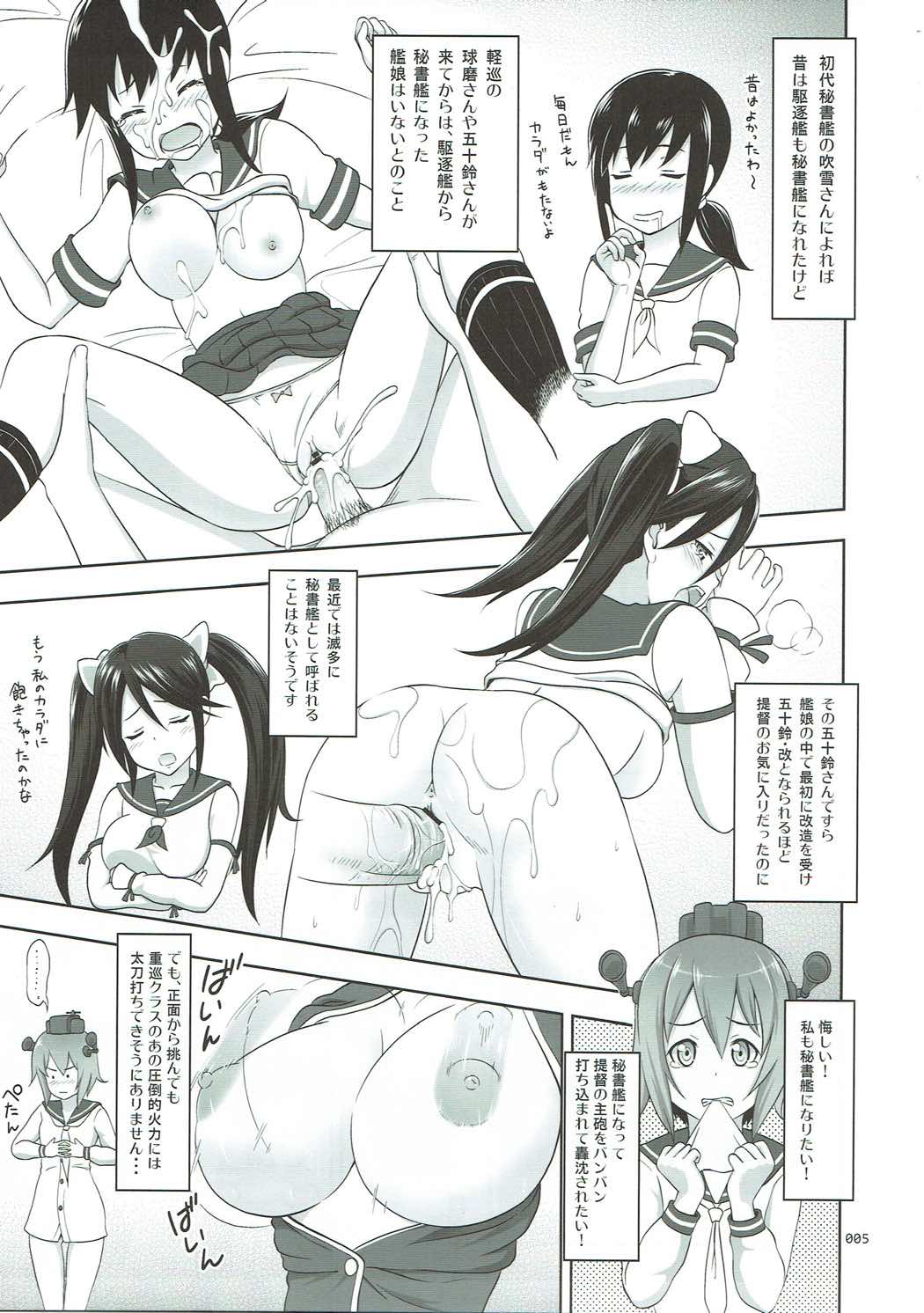 [antyuumosaku (malcorond)] Kanmusu no Usuusu na Ehon (Yukikaze Tokidoki Akagi) Hen (Kantai Collection -KanColle-) page 4 full