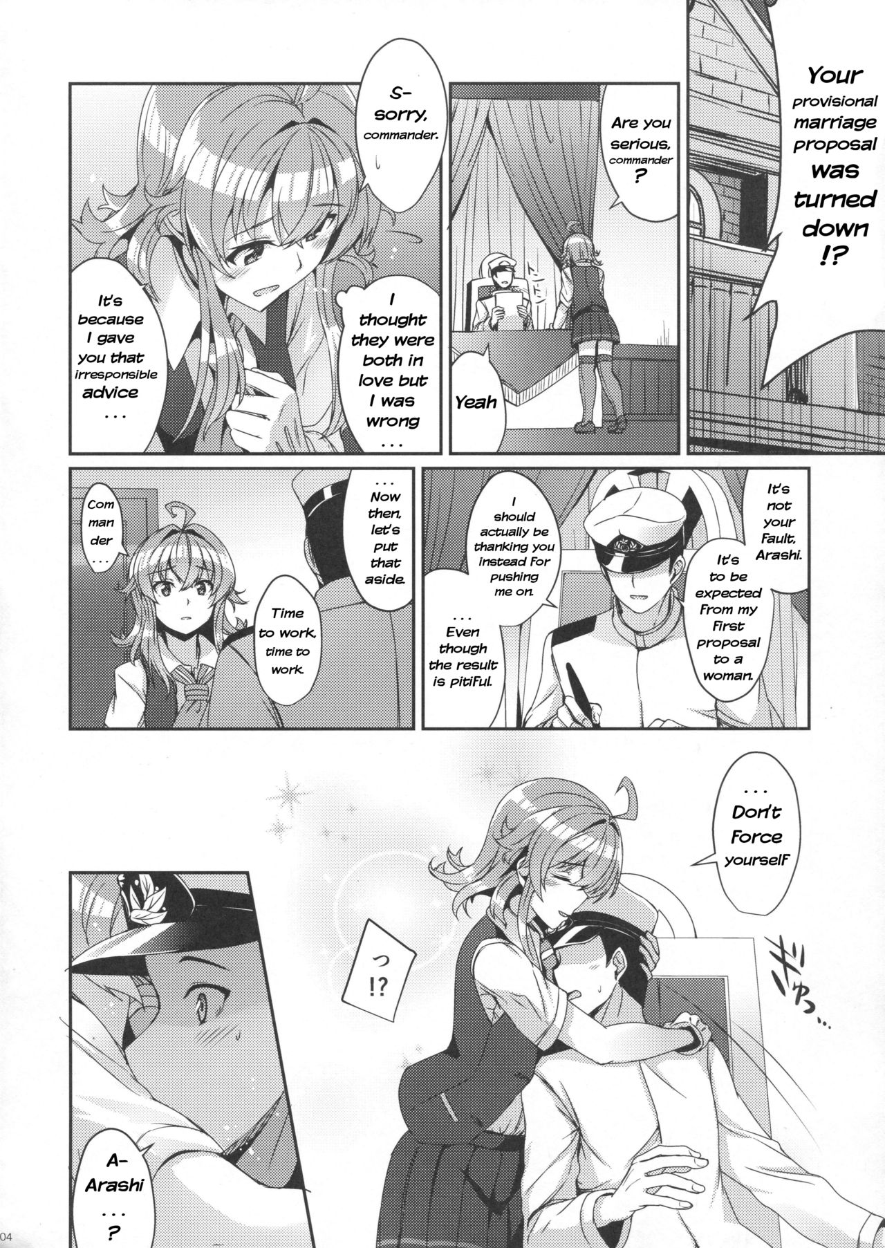 (Houraigekisen! Yo-i! 29Senme!) [L5EX (Kamelie)] Arashi no Himeta Koigokoro | Arashi's Hidden Love (Kantai Collection -KanColle-) [English] page 3 full