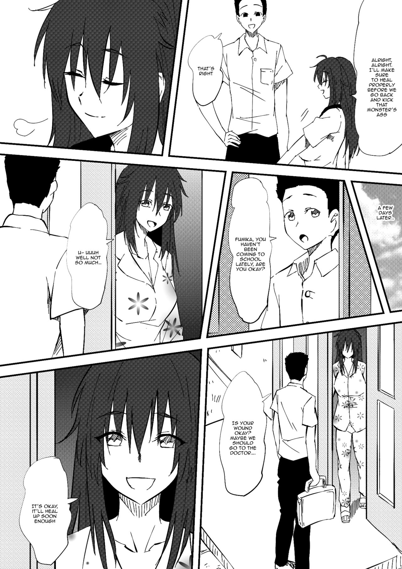 [Mikezoutei] Kaibutsu ni Natta Kanojo | A Monster Girl Became My Girlfriend [English] {Doujins.com} page 4 full