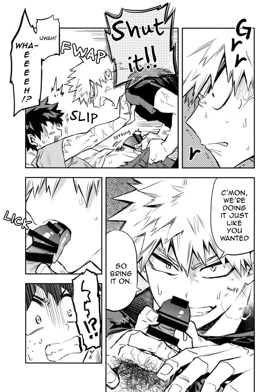 (Douyara Deban no Youda! 12) [Kometubu (Rittiri)] Kazehiki Kacchan to Boku no Koubousen | The Battle Between Sick Kacchan and Me (Boku no Hero Academia) [English] {Butsu} page 8 full