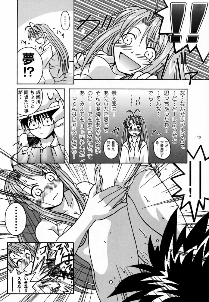 [Bakuhatsu BRS. (Bakuhatsu Gorou)] Yukemuri Daiou (Love Hina) page 9 full