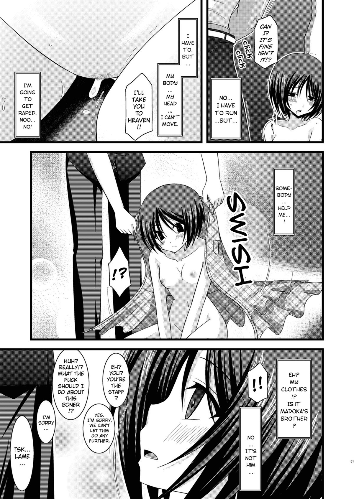 (Puniket 22) [valssu (Charu)] Roshutsu Shoujo Yuugi Roku | Exhibitionist Girl's Play 6 [English] {Munyu} [Decensored] page 50 full