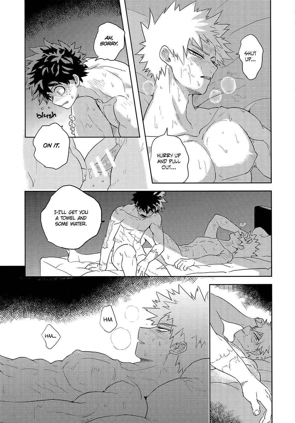 (Douyara Deban no Youda! 17) [Hokoushayou Shingou (Cai)] Hakuri | Stripped (Boku no Hero Academia) [English] [Team Katsudon] page 9 full