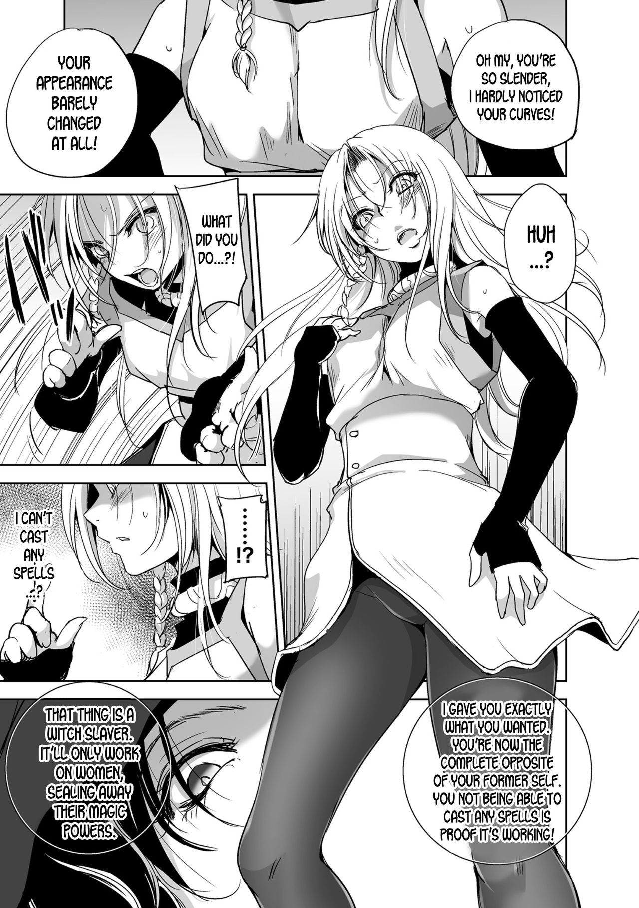 [Deinoji] Type Sorceress (2D Comic Magazine TS Kyousei Shoufu Nyotaika Baishun de Hameiki Chuudoku! Vol. 2) [English] [desudesu] [Digital] page 3 full