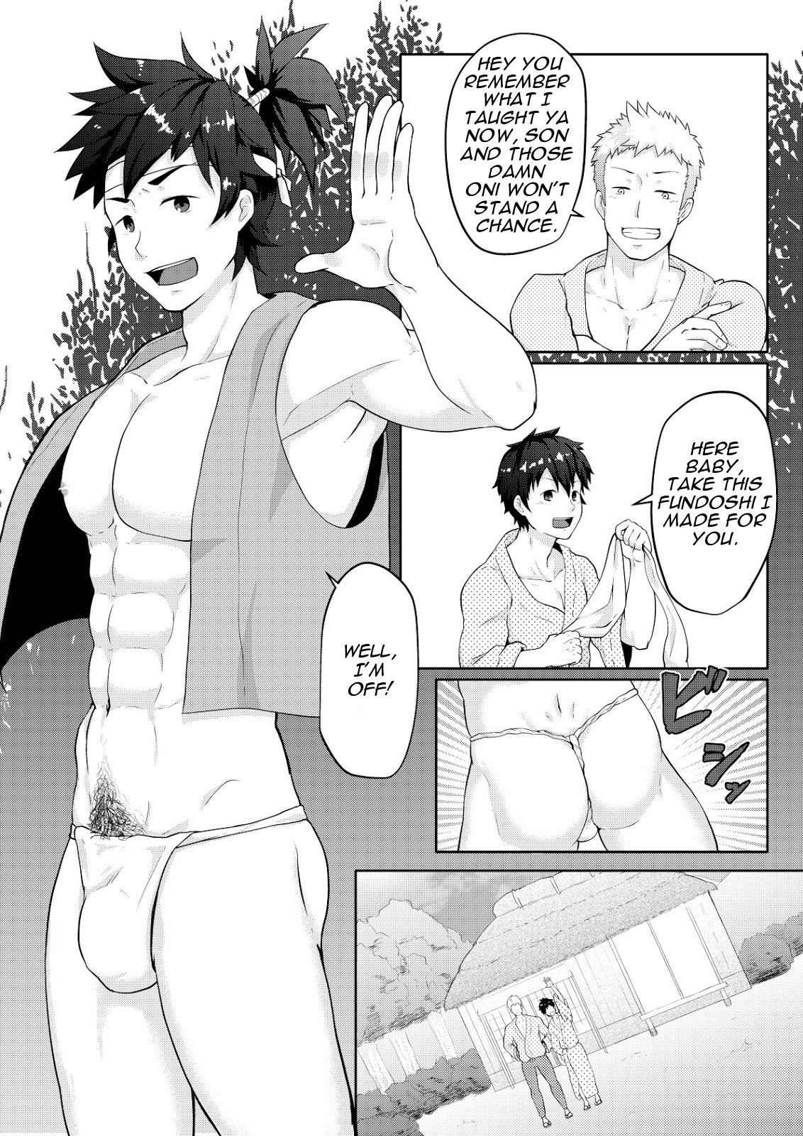 [PULIN Nabe (kakenari)] Otogibanashi Momotarou [English] page 11 full