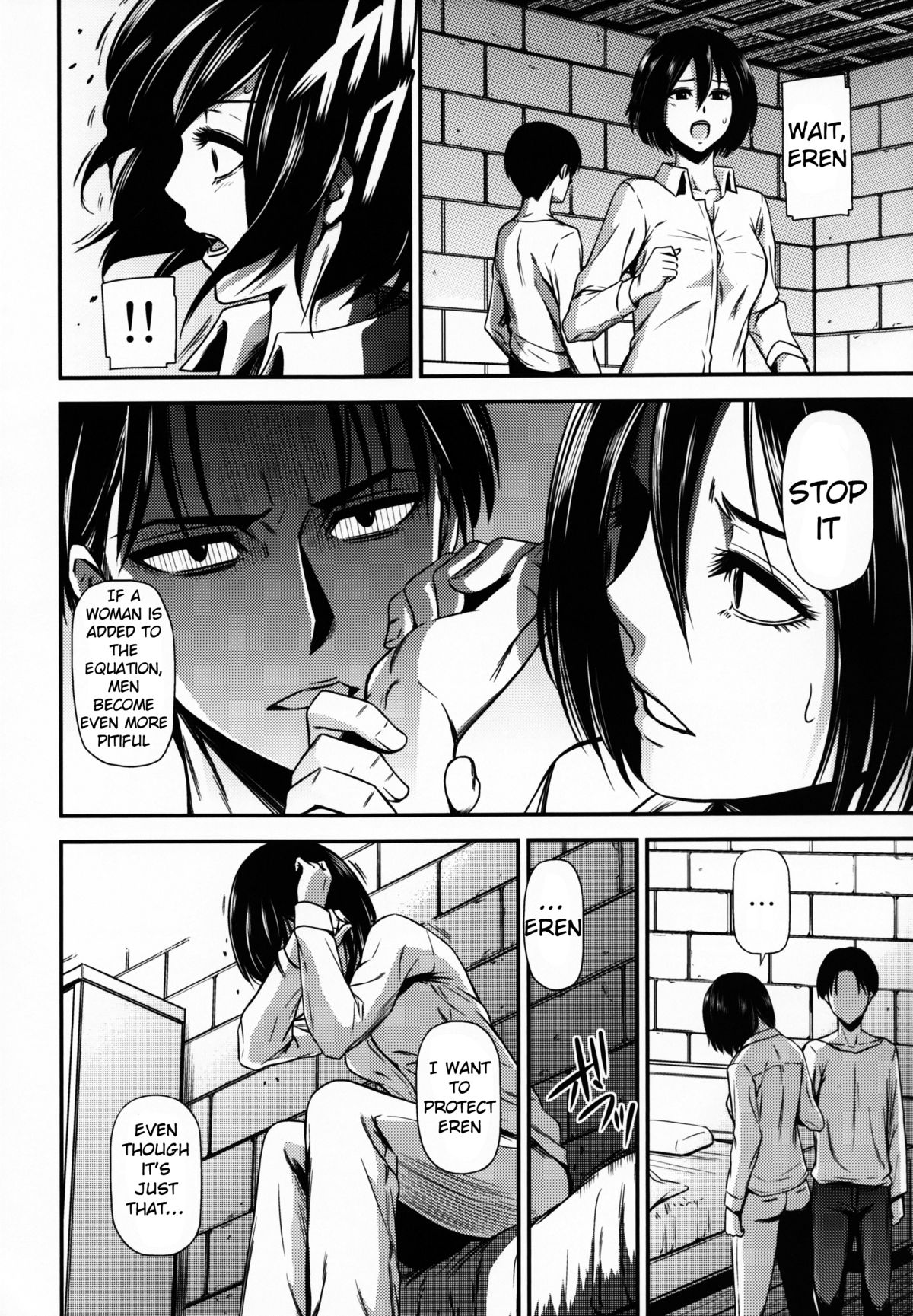 (C86) [Kiyosumi Hurricane (Kiyosumi Hurricane)] Gekishin San | Firing Pin 3 (Shingeki no Kyojin) [English] {doujin-moe.us} page 9 full