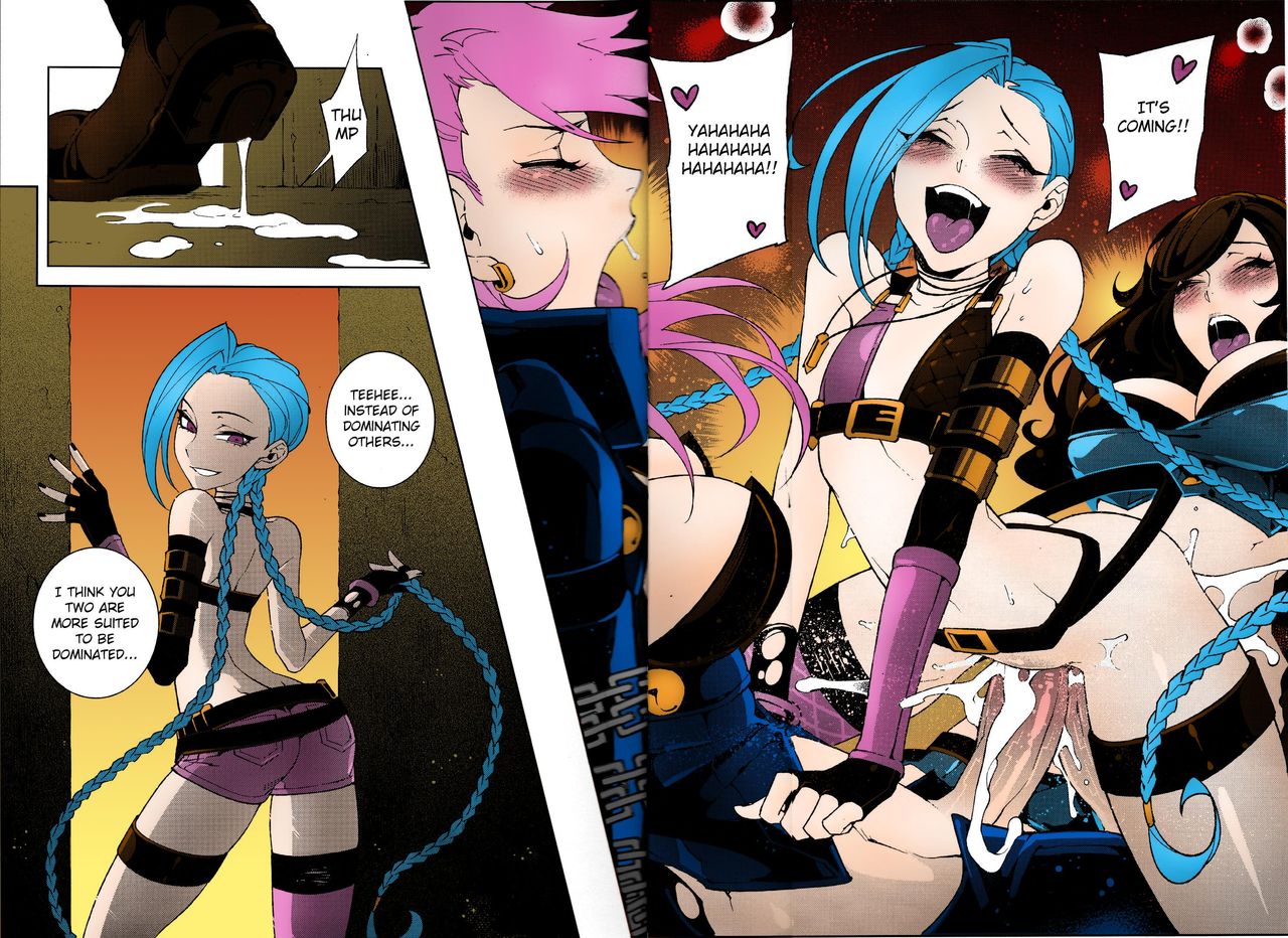 (FF23) [Turtle.Fish.Paint (Hirame Sensei)] JINX Come On! Shoot Faster (League of Legends) [English] [HerpaDerpMan] [Colorized] [Decensored] page 19 full