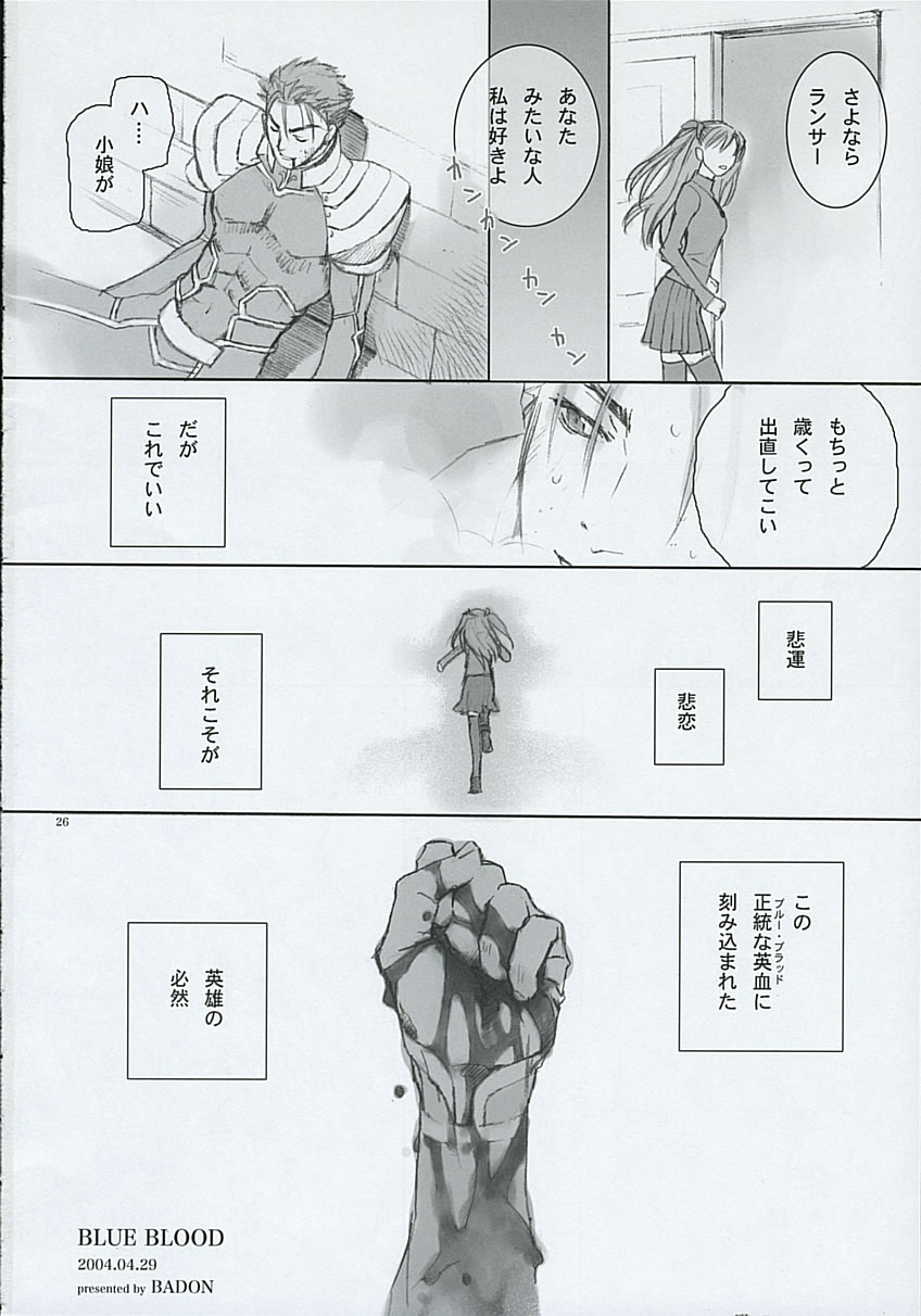 (CR35) [Badon (Kida, Kine)] Blue Blood (Fate/stay night) page 25 full