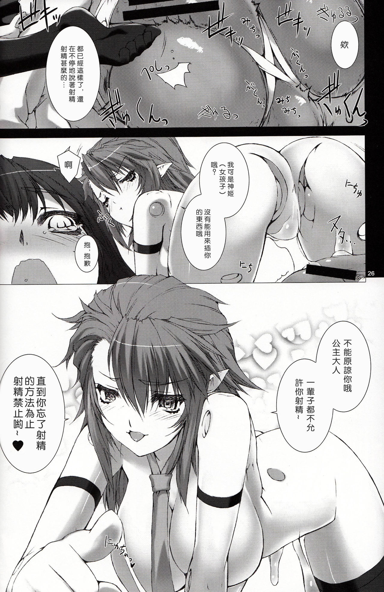 [MISS BLACK OFFLINE (MISS BLACK)] La princesa caballero:mejorar (Busou Shinki) [Chinese] [沒有漢化] [2014-01-19] page 28 full