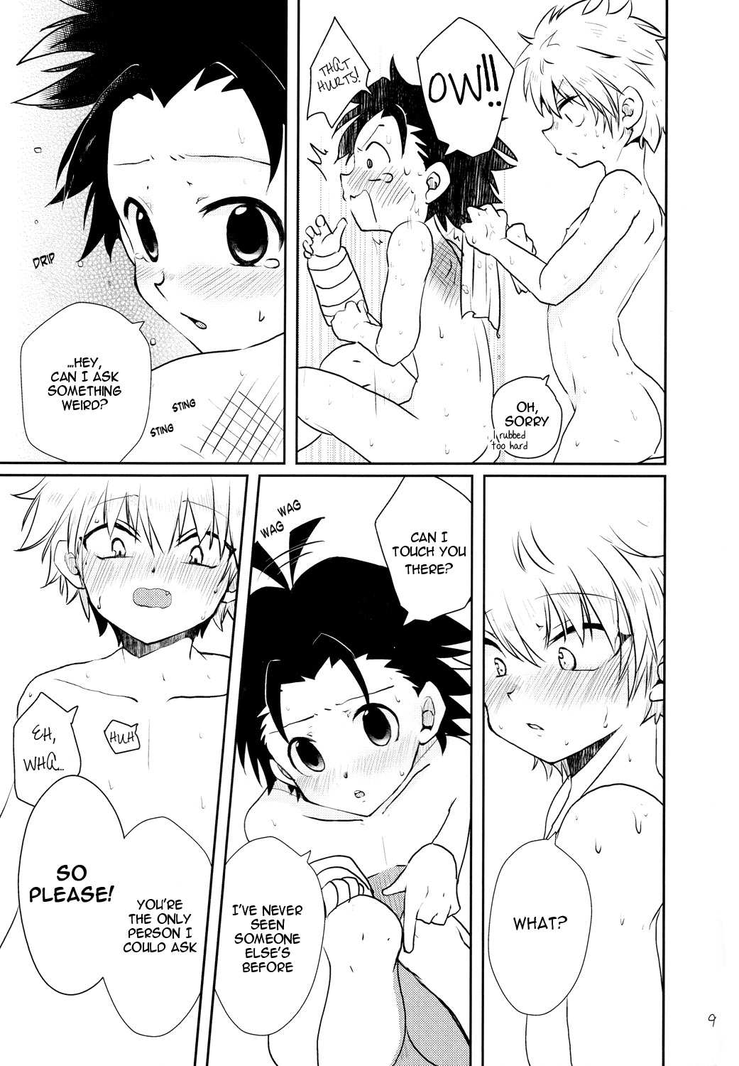 (Shota Scratch 24) [MiUMiU (Amin)] Sei Kurabe!! | Comparing Sex!! (Hunter x Hunter) [English] [HXH-Doujinshilivejournal] page 8 full