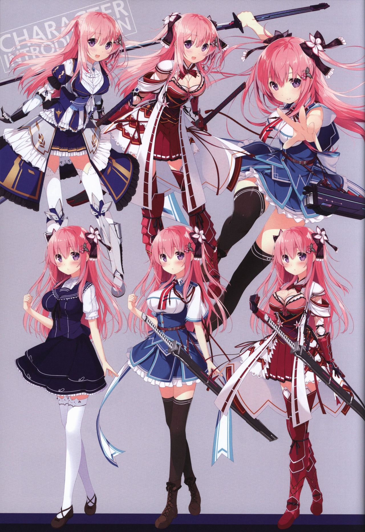 Kizuna Kirameku Koi Iroha KATANA ART BOOK page 15 full