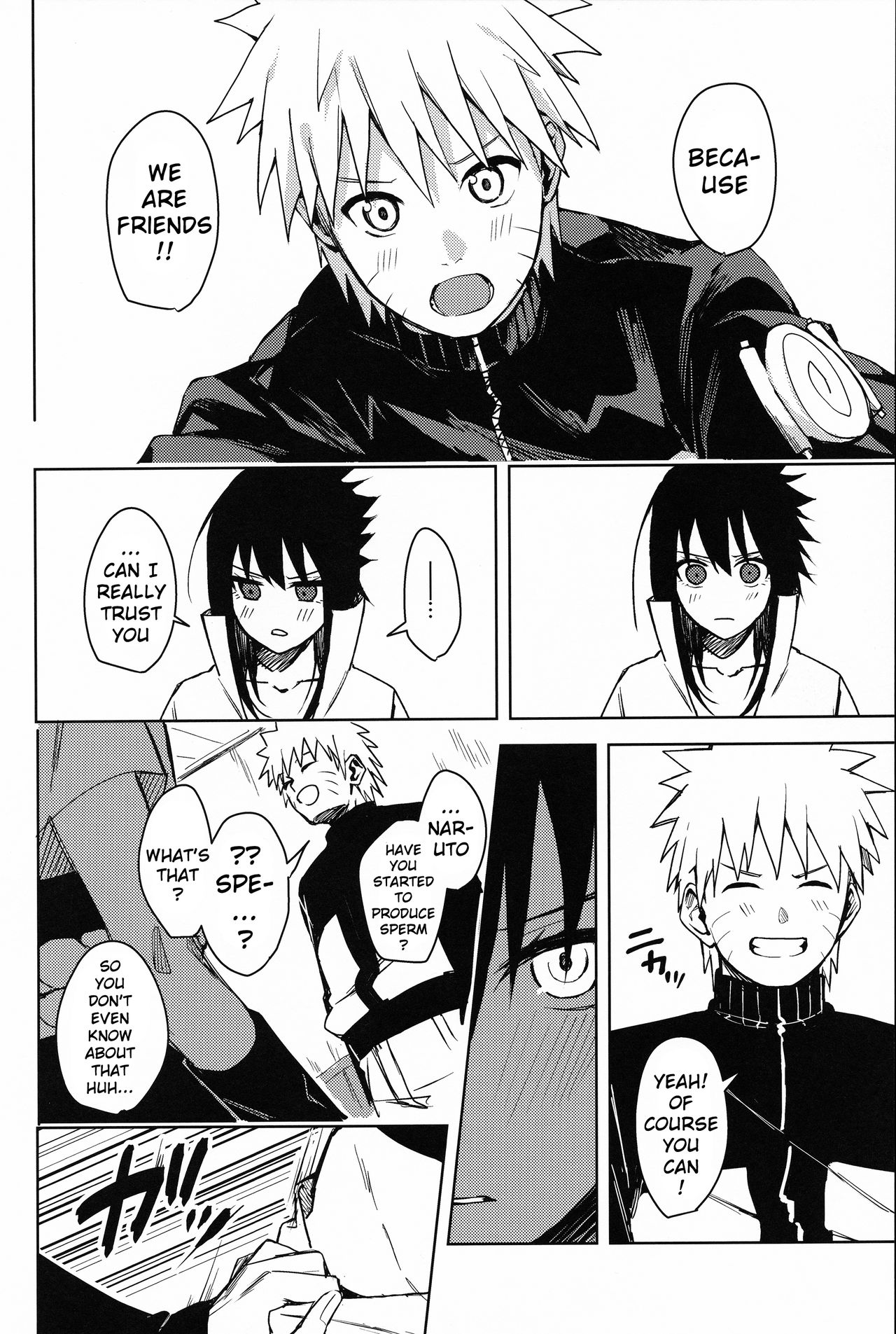 (C97) [Beberoncino Sei (Betty)] Datte Ore-tachi Tomodachi daro (Naruto) [English] [xinsu] page 15 full