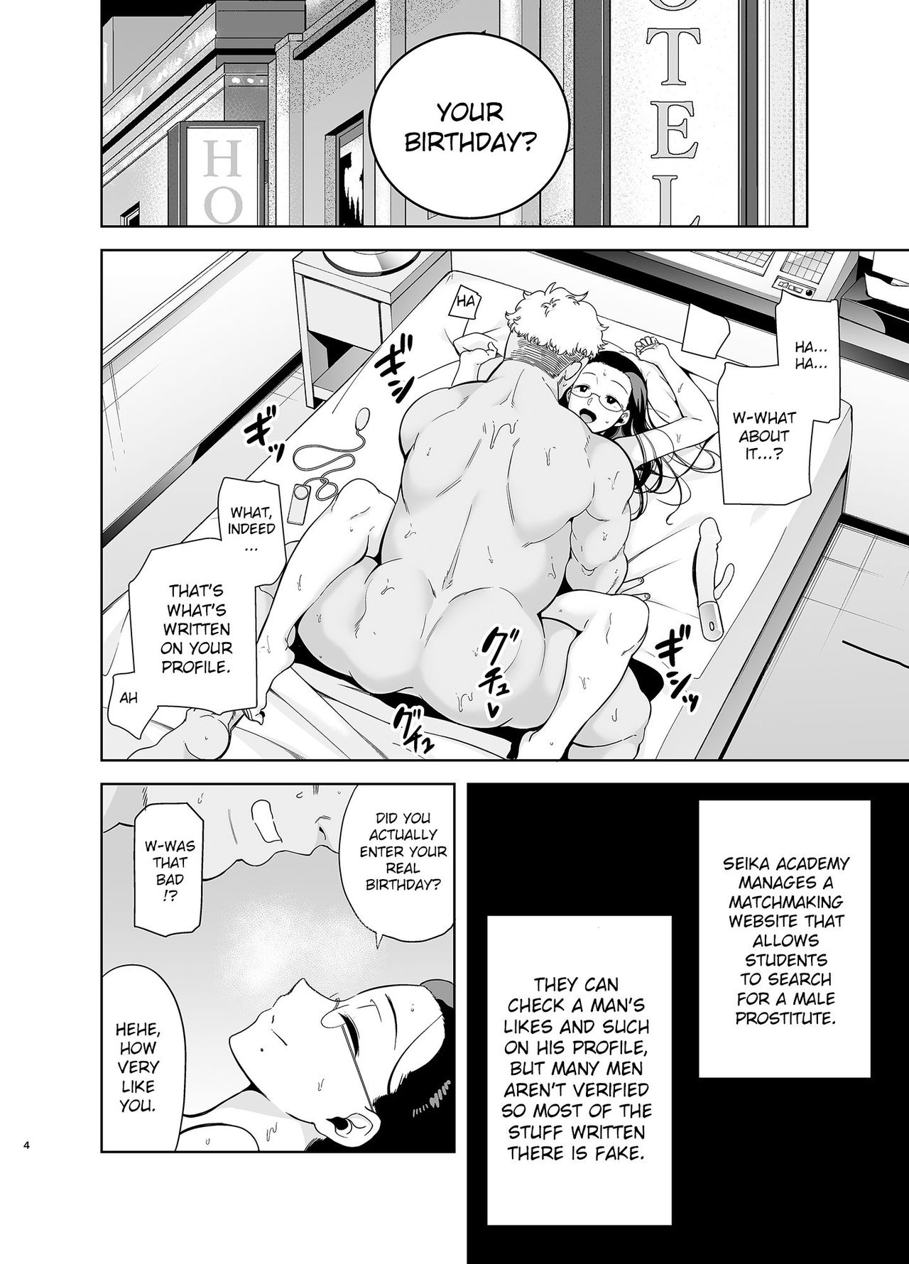 [DOLL PLAY (Kurosu Gatari)] Seika Jogakuin Koutoubu Kounin Sao Oji-san 3 [English] [CrowKarasu] [Digital] page 3 full