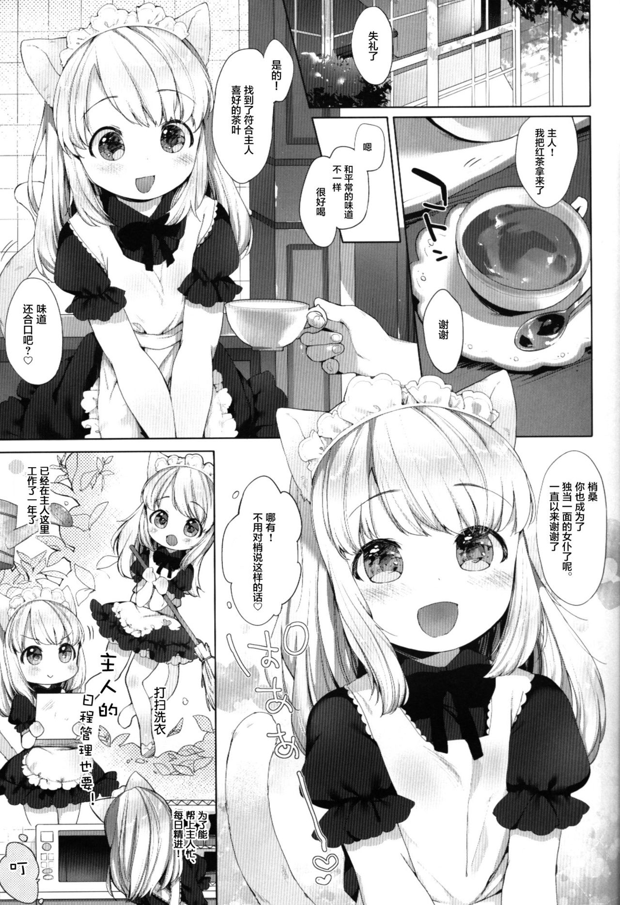 (C90) [ANCHOR (Mutou Mato)] My Little Maid 2 [Chinese] [萝莉援助汉化组] page 3 full