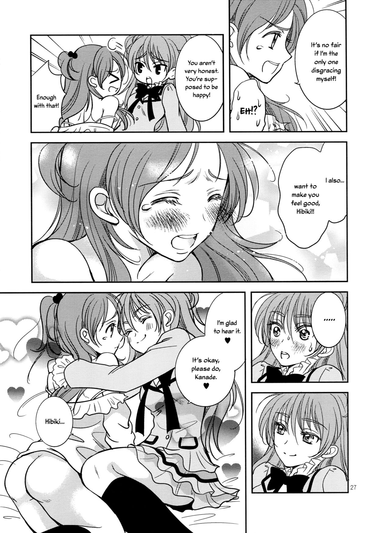 (C83) [Cherry Moon (K-Zima)] Tokimeki no Prelude - Let's Play the Prelude of Love (Suite PreCure!) [English] [Yuri-ism] page 26 full