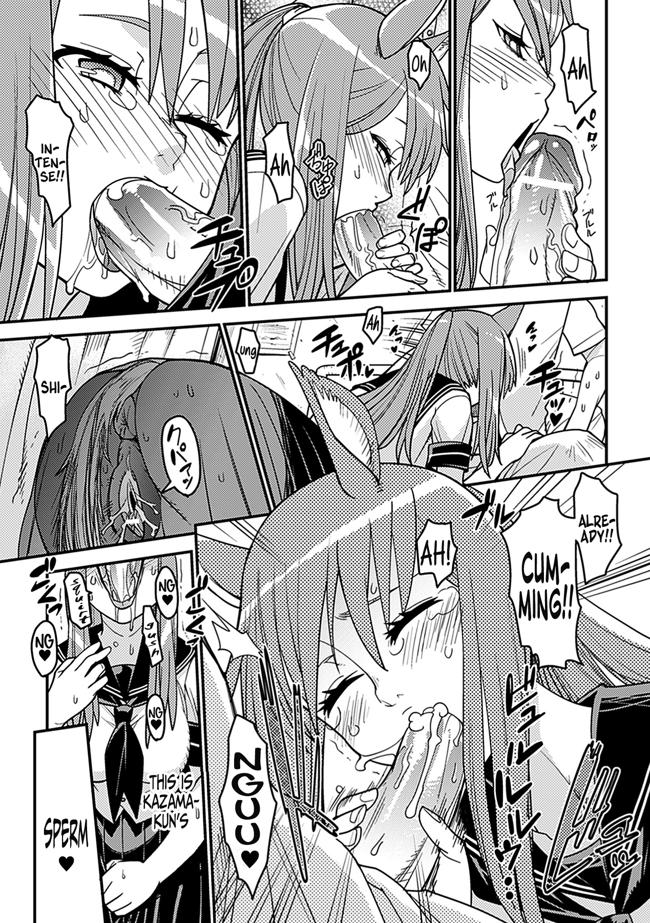 [Kuroshiki] Ja Ja Uma Sailor Fuku | Wild Horse In A School Uniform (Bessatsu Comic Unreal Monster Musume Paradise Vol. 2) [English] =LWB= [Digital] page 9 full