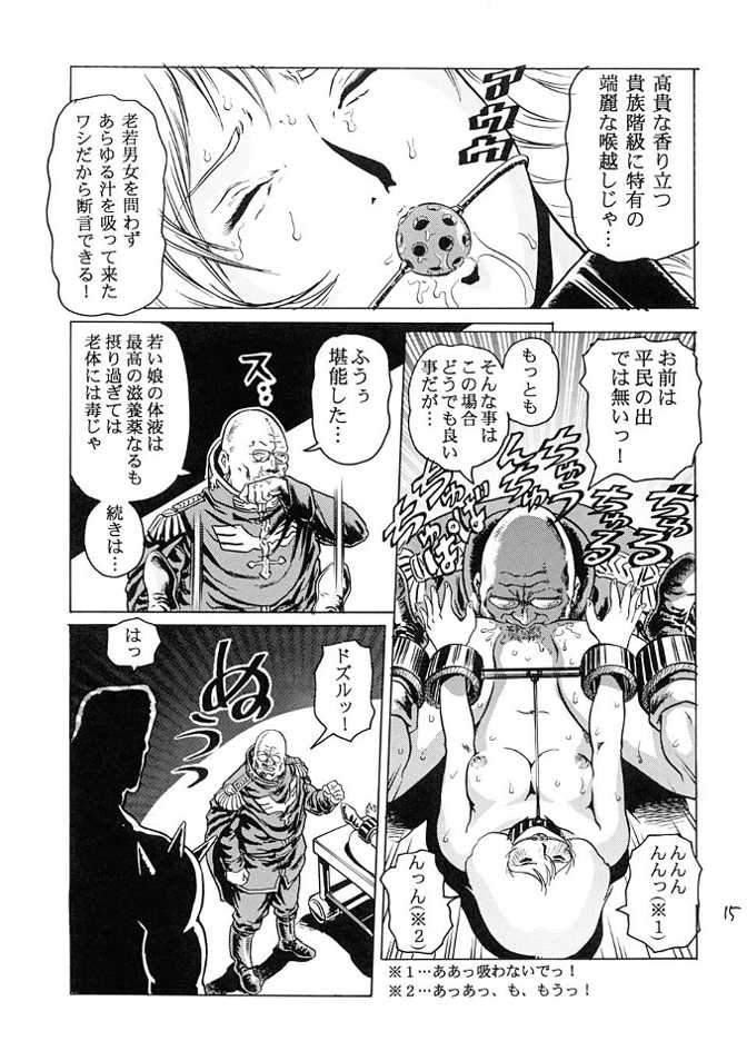 (C65) [Skirt Tsuki (keso)] Kinpatsu no Sasage Mono (Mobile Suit Gundam) page 14 full