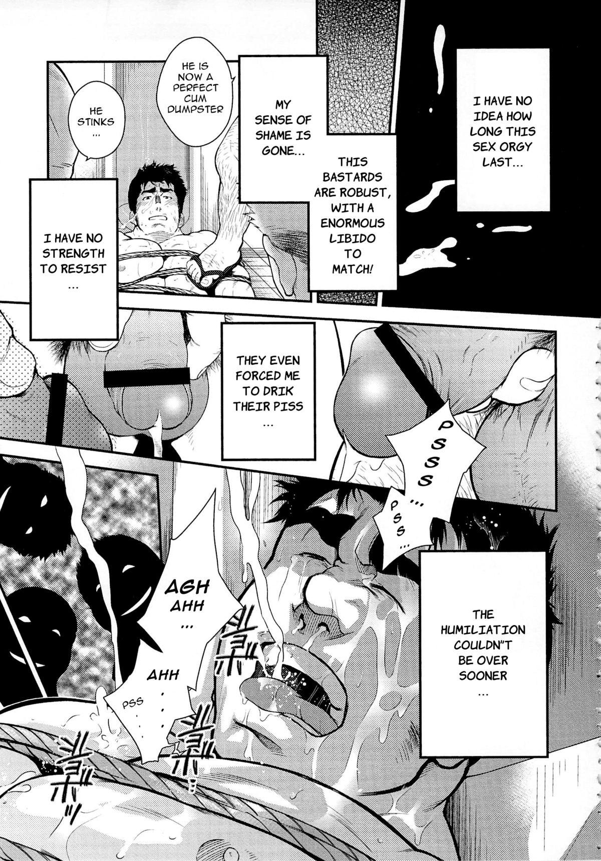 [Terujirou] After a Married Narcissistic Man Jerk Off in the Park [English] page 15 full