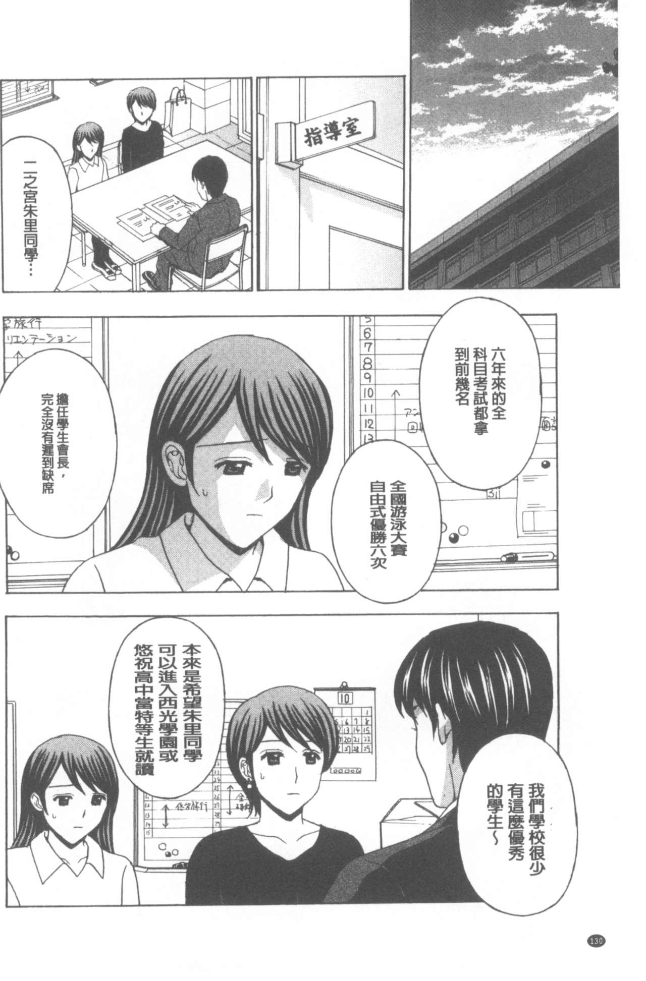 [Amano Hidemi] Wakazuma Kaihatsu Nikki ~Teishuku Hatsu → Inran Iki~ [Chinese] page 131 full