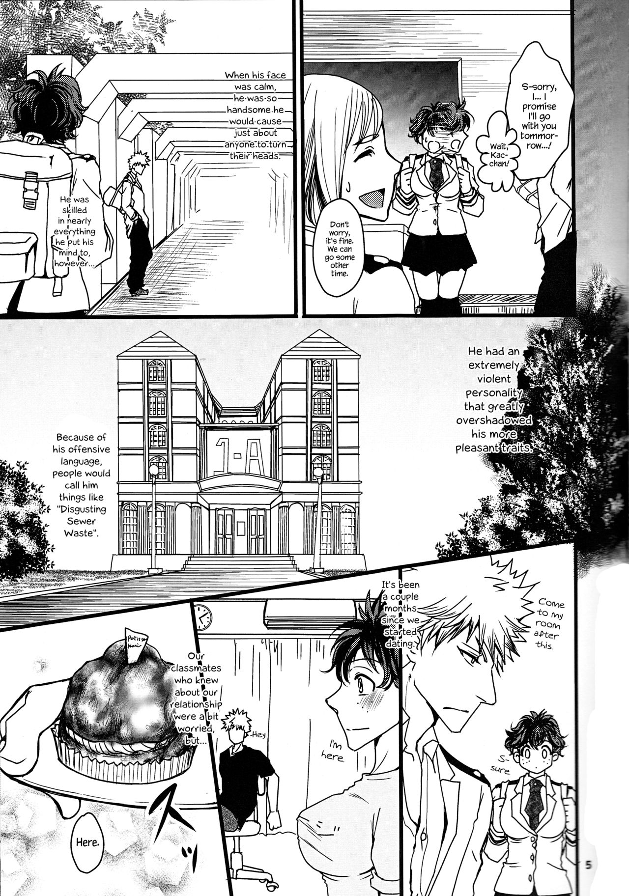 (C91) [cacho*cacho (Morihisa Iku)] Super Darling Bakugou Katsuki (Boku no Hero Academia) [English] {Hennojin} page 6 full