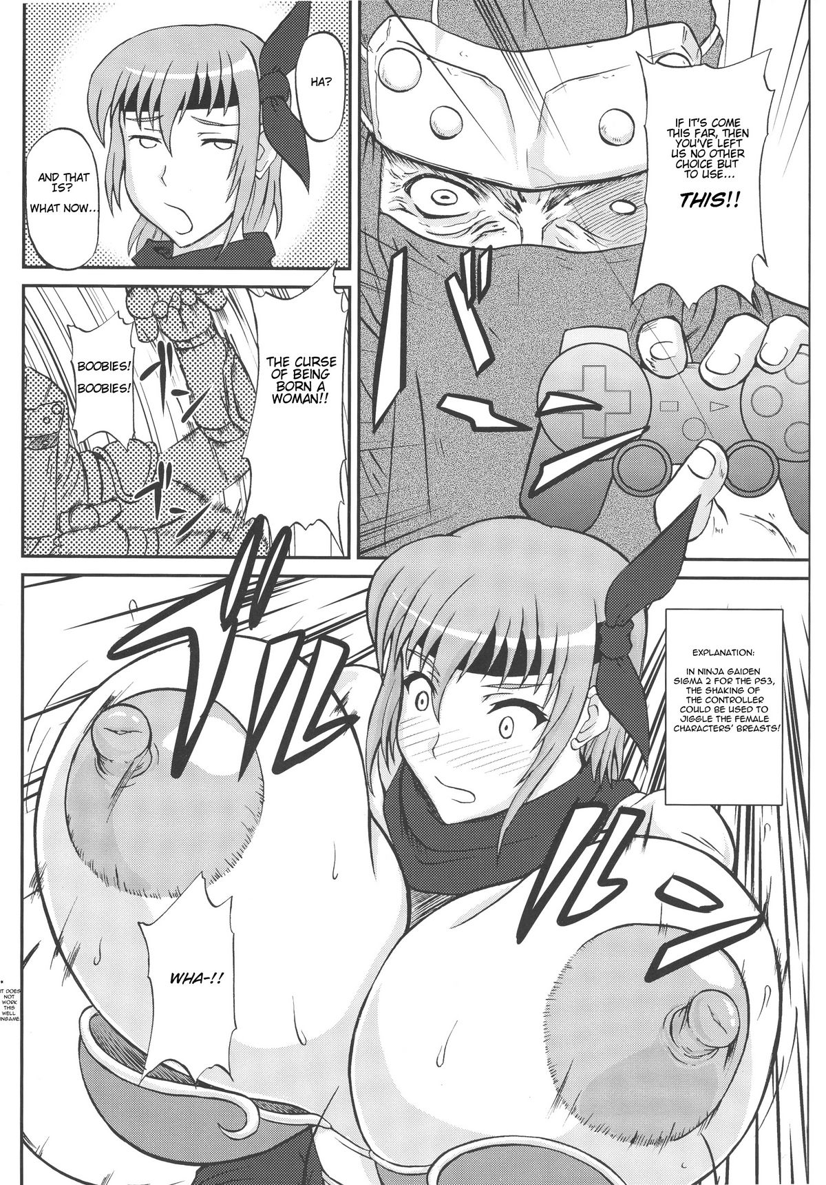 (C77) [Anglachel (Yamamura Natsuru)] Ninja Chichi Gyakuden (Dead or Alive, Ninja Gaiden) [English] page 5 full