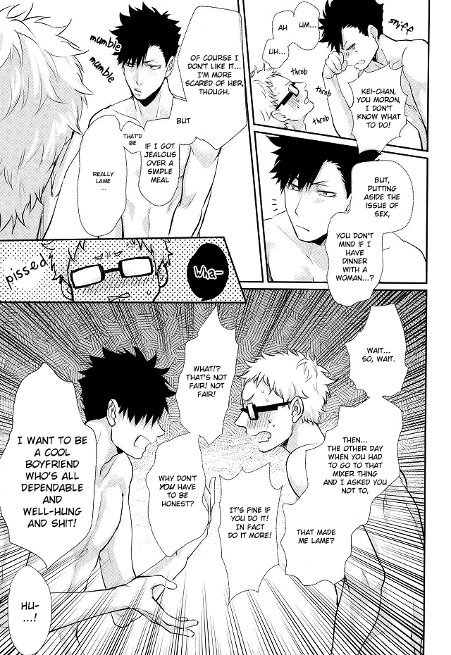 (RTS!!3) [Kuroquis!! (Kuro)] Hito wa Sore o Shitto to Yobu | That's called jealousy (Haikyuu!!) [English] [Zoe] page 36 full