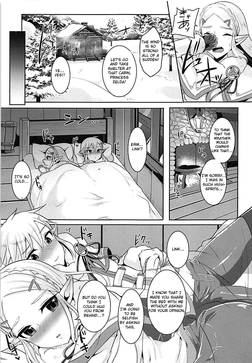 (Futaket 14) [Maltese (Runrun)] Fuyu no Netsu to Futari no Himitsu (The Legend of Zelda: Breath of the Wild) [English] [Otokonoko Scans] page 6 full