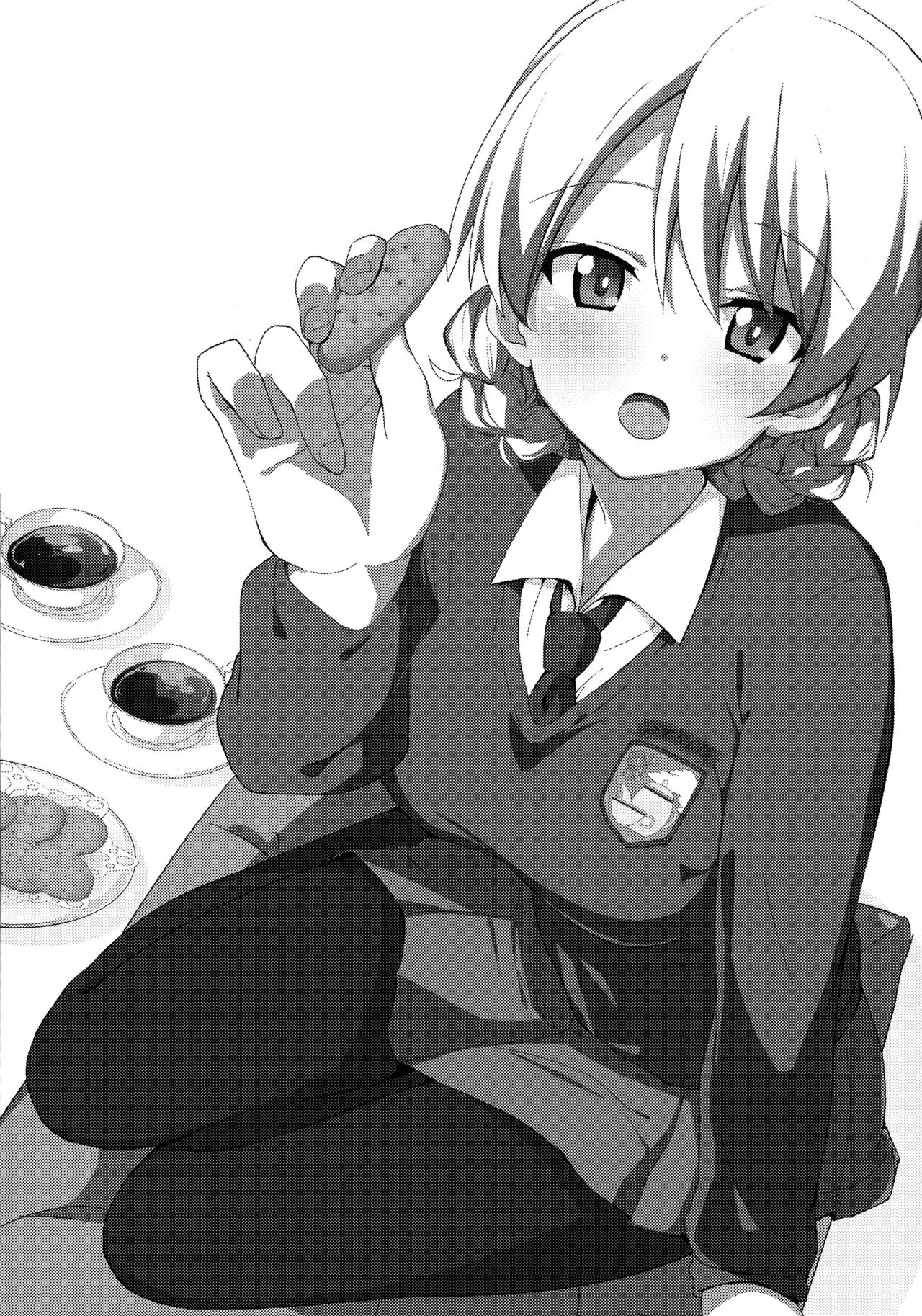 (COMIC1☆11) [Sekine (Sekine Hajime)] Aan tte Itteru desho (Girls und Panzer) [Chinese] [Type79G个人汉化] page 2 full