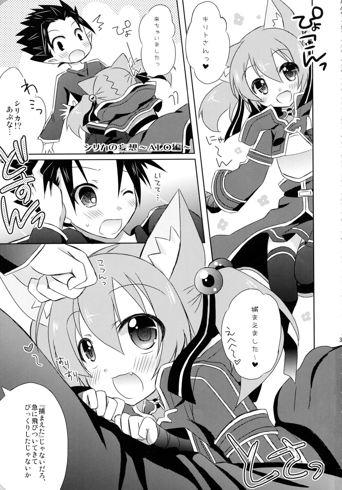 (SHT2013 Haru) [Angel☆Tear (Togo)] Silica no Mousou (Sword Art Online) page 2 full