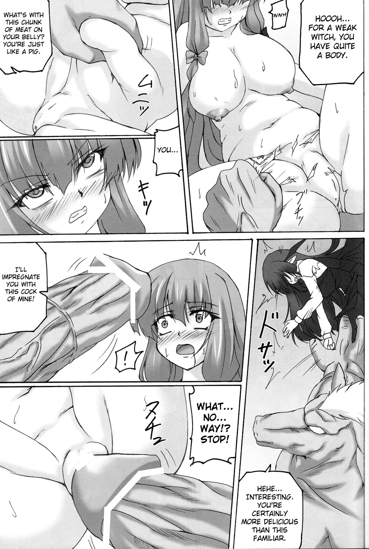 (Reitaisai 9) [Nejimaki Kougen (Kirisawa Tokito)] Yoshoku Toshokan (Touhou Project) [English] {Hennojin} page 8 full