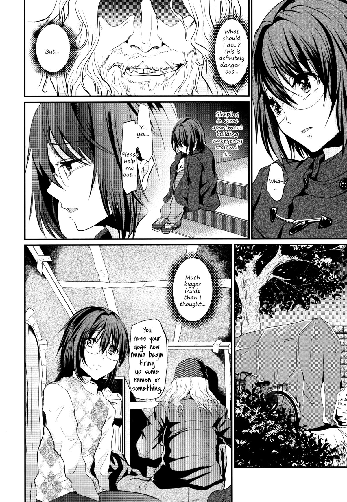 (C81) [Cannabis (Shimaji)] Yadokari FUCK!! Iede DC Furousha Yogore Chinpo Josou BakoBako Mebuta Akume [English] =SW= page 9 full