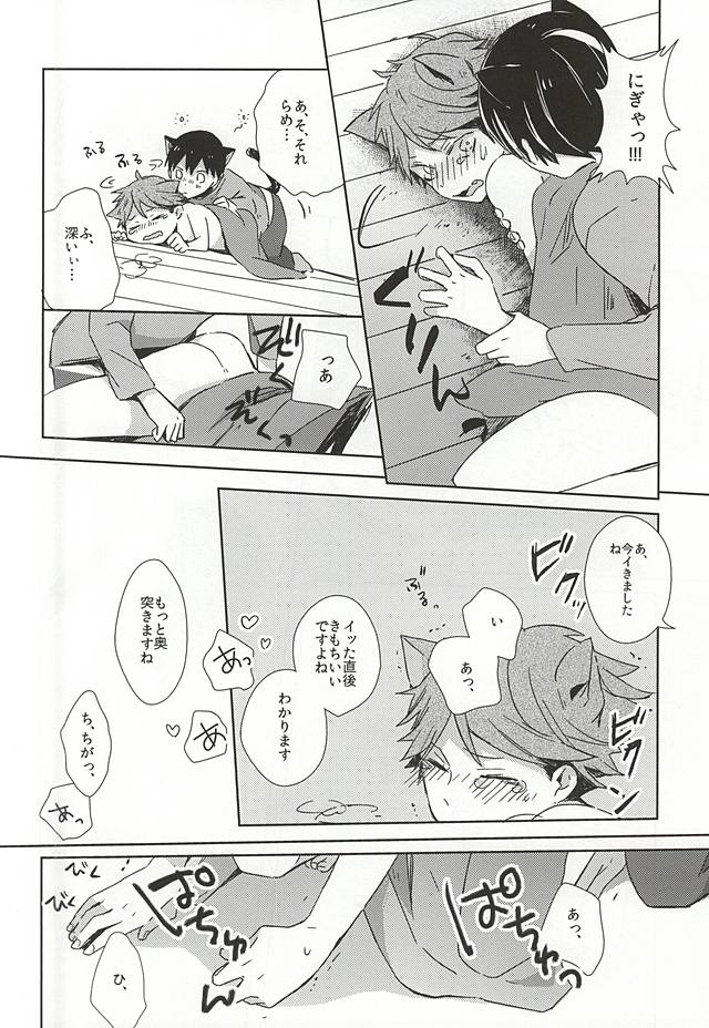 (RTS!!5) [Shounen-H (Yuuki)] Neko ni Natta Oikawa-san (Haikyuu!!) page 27 full