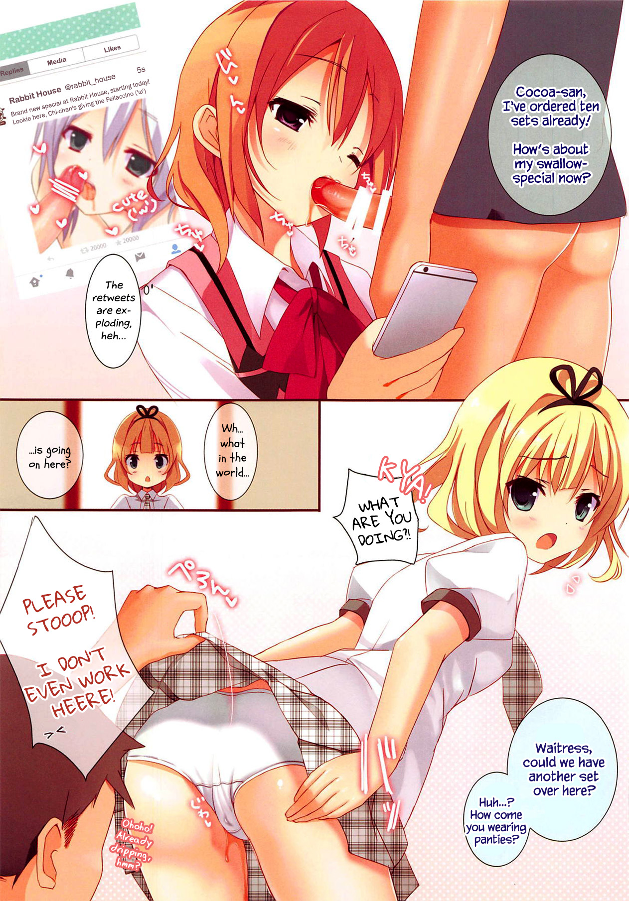 (C93) [47sp. (Takashina Masato)] Mechashiko GochiUsa Assort. (Gochuumon wa Usagi desu ka?) [English] [Chastity Dreamer Schmö] page 8 full