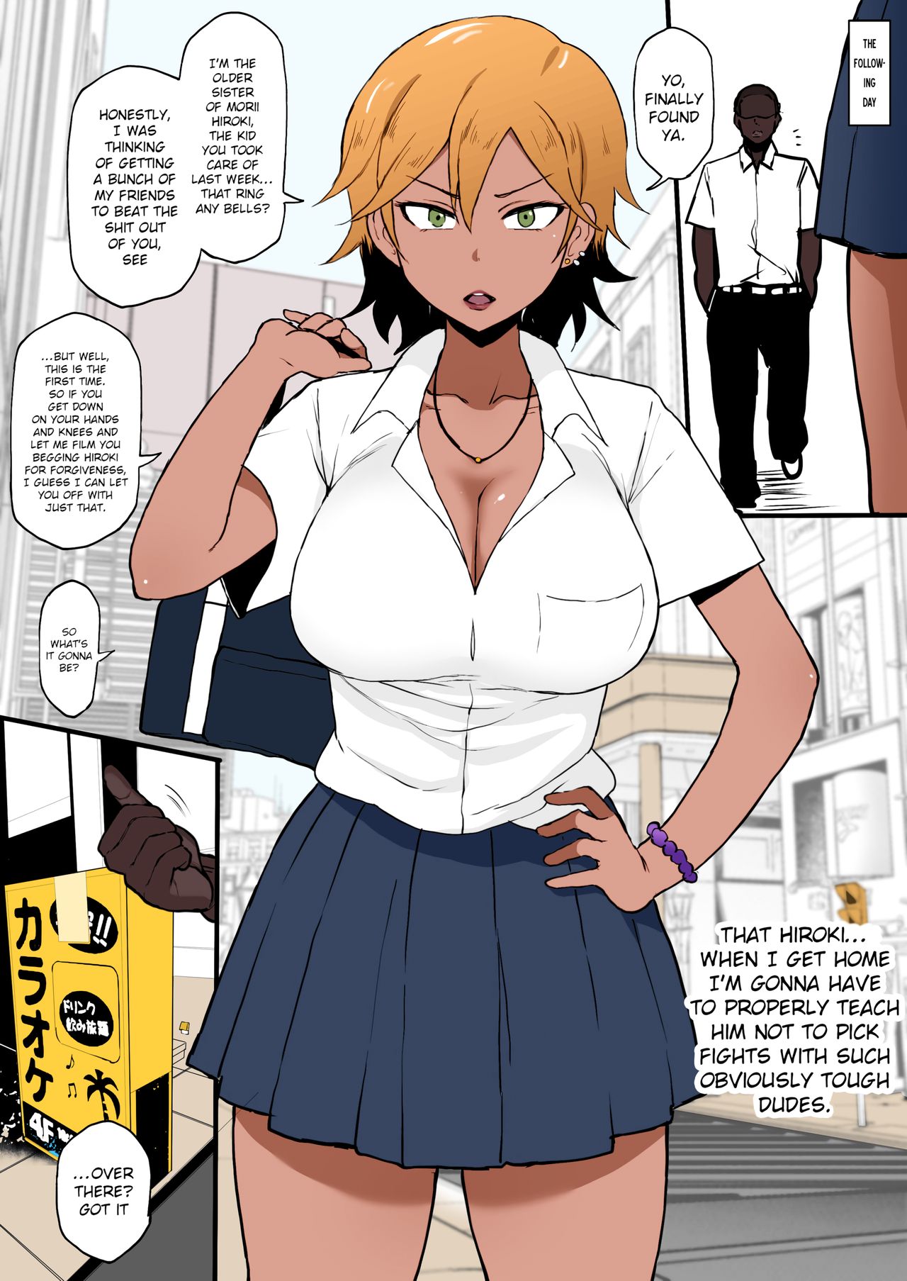 [Terasu MC] Kokujin no Tenkousei NTR ru - Complete [English] [Colorized] [Decensored] page 6 full